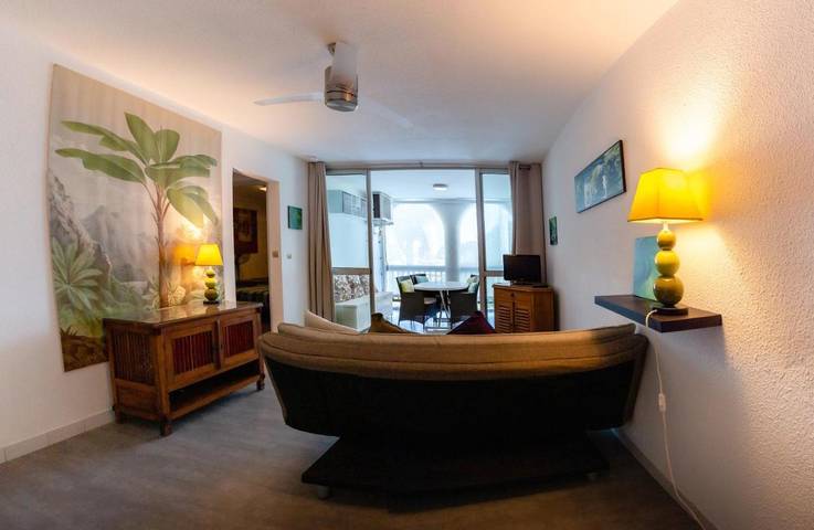 Gîte pour 4 personnes, avec terrasse et vue, animaux acceptés dans Plage des Roches Noires - 4