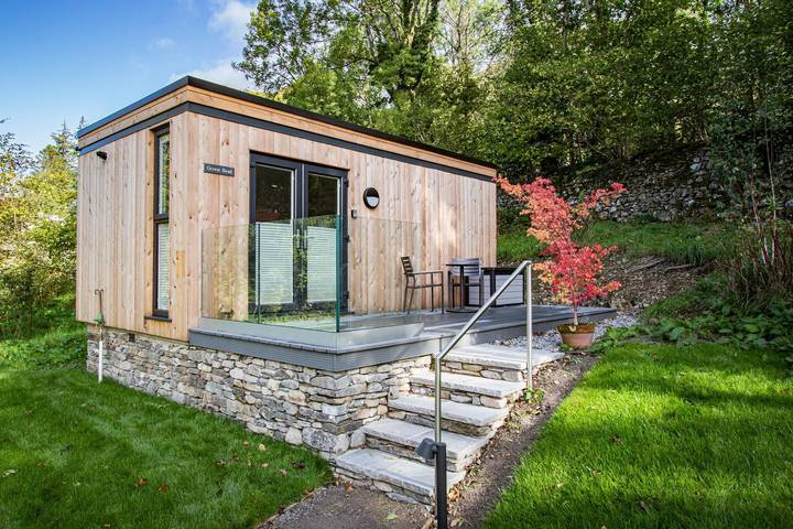 Glamping for 2 people, with Balcony/Terrace and View in North West England
