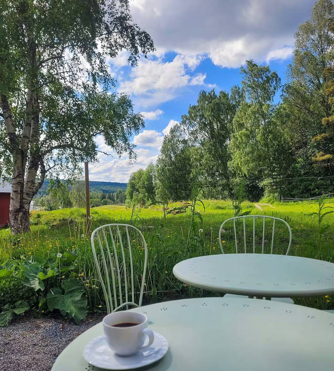 Umgebauter Stall mit Grasdach in Lindesby in Örebro und Umgebung