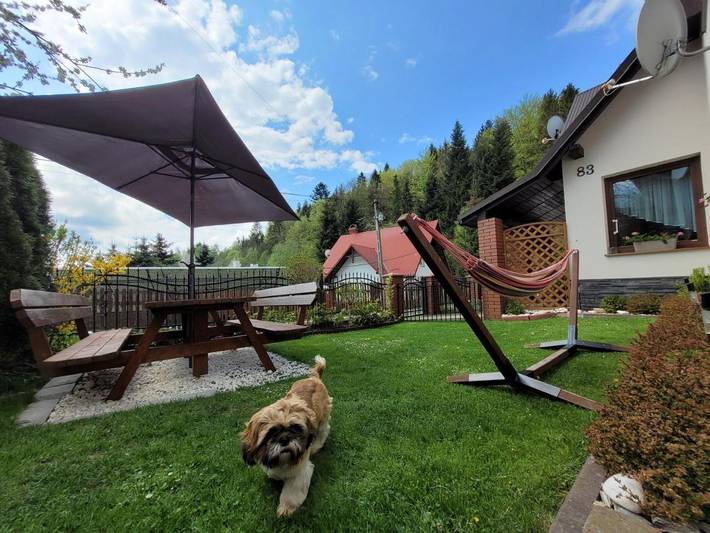 Apartament wakacyjny dla 6 osób, z Taras i Ogród oraz Widok w Grywałd