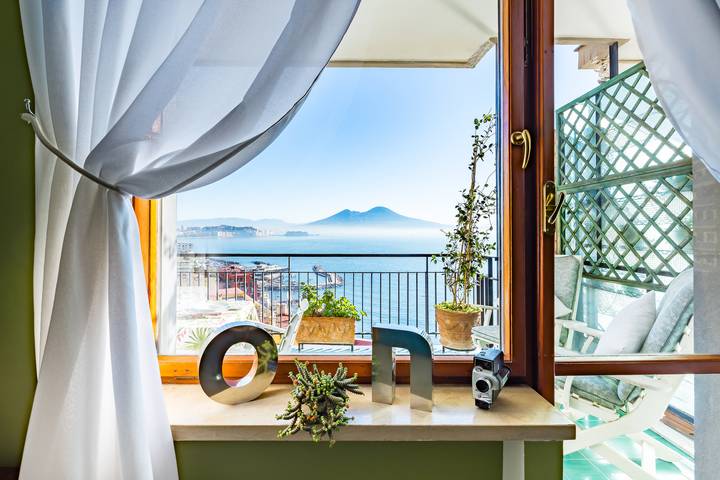 Appartamento per 9 persone, con Balcone e Terrazza a Posillipo
