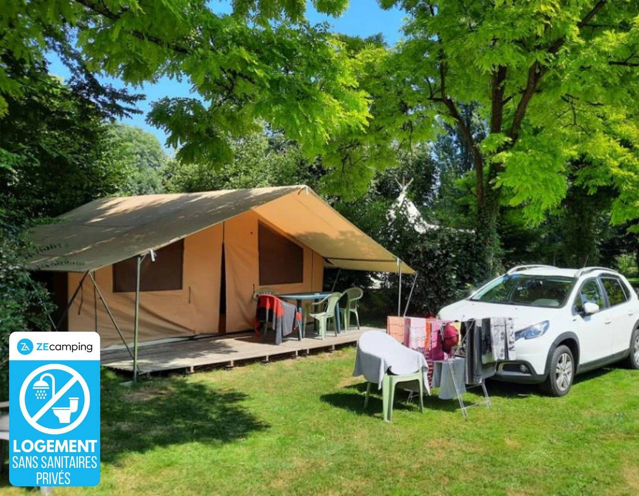 Zecamping 4* piscine chauffée animaux acceptés club enfant tente Bbq in Secondigny, Deux-Sèvres