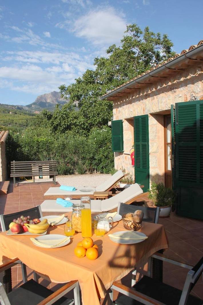 Finca mit hund für 4 Personen, mit Terrasse und Garten sowie Pool und Ausblick in Sóller - 2
