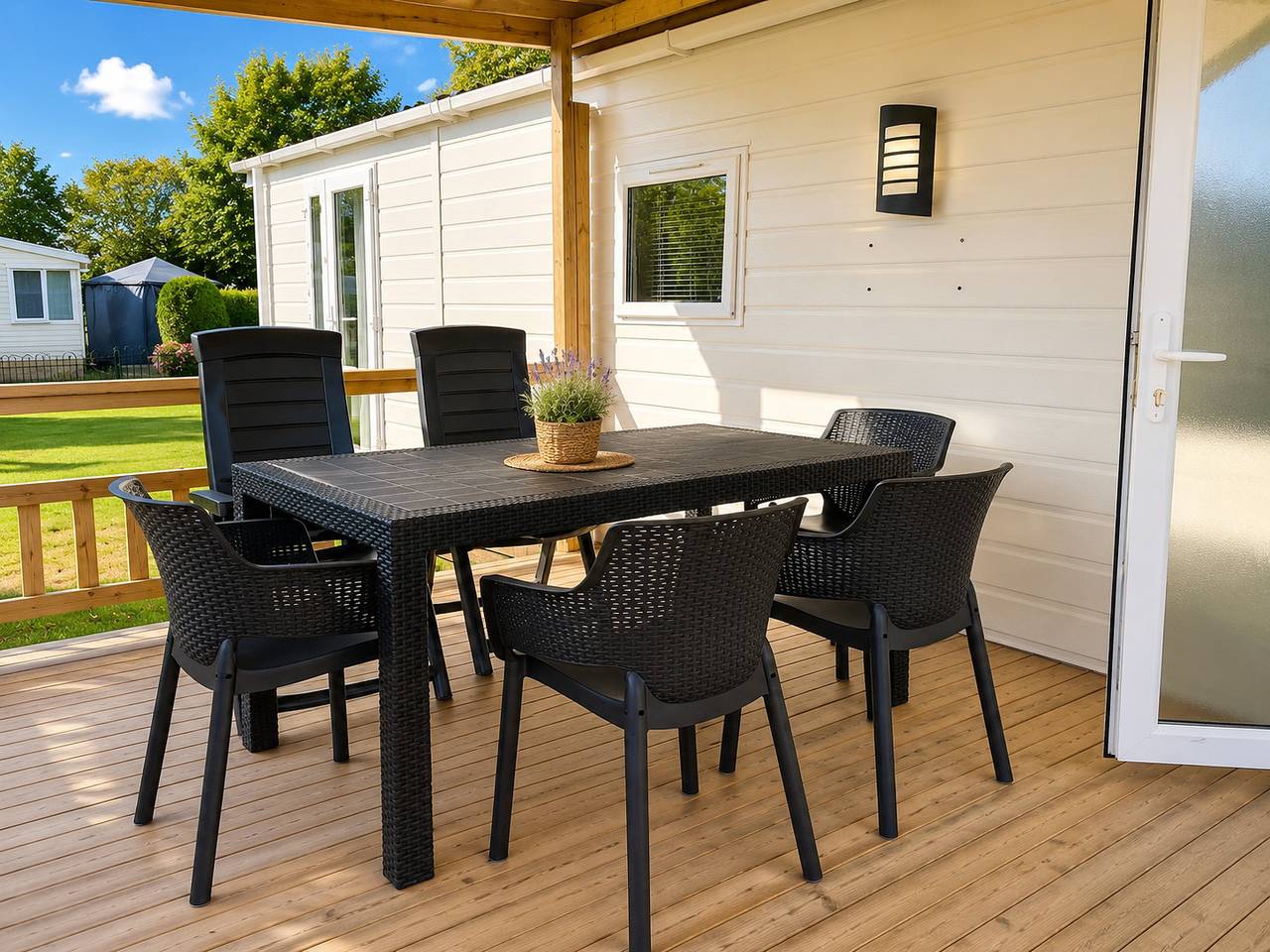 Camping ’t Veld — Verandachalet | 6 personen in Hardenberg, Regio Zwolle