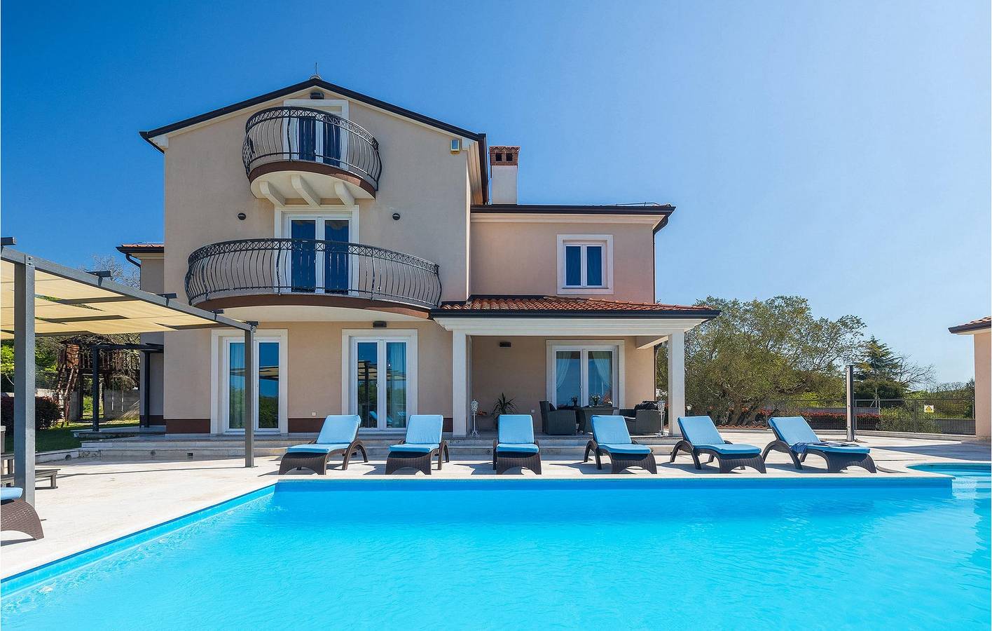 Ferienhaus für 10 Personen mit Garten in Rovinjsko Selo, Rovinj und Umgebung