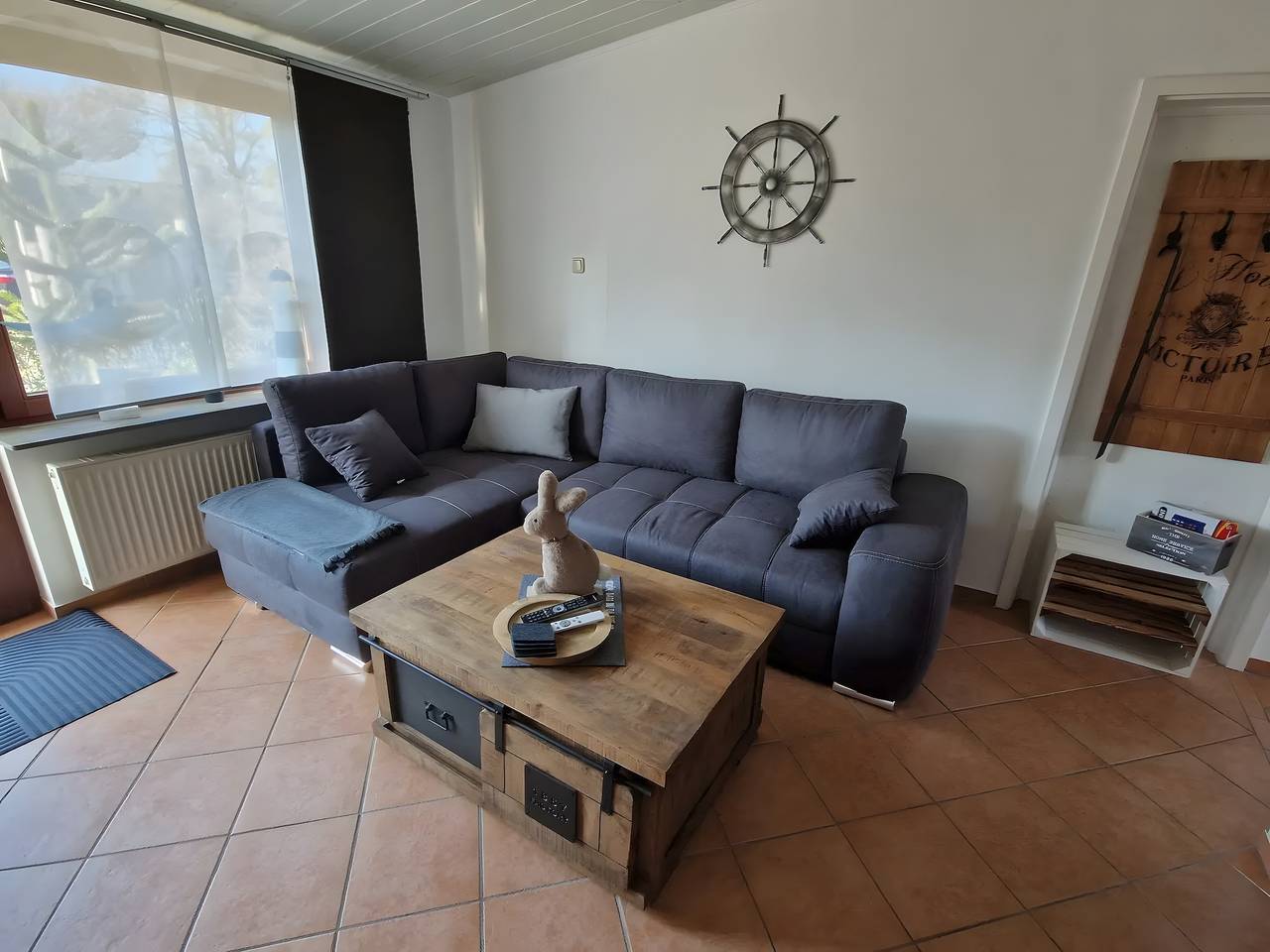 Ganze Wohnung, Ferienwohnung 'Meereswelle 2' mit Gemeinschaftsterrasse, Gemeinschaftsgarten und Wi-Fi in Büsum, Nordseeküste
