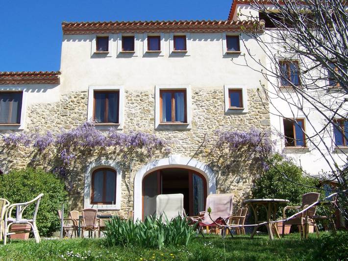 Maison de vacances pour 10 personnes, avec Terrasse ainsi que Jardin et Piscine