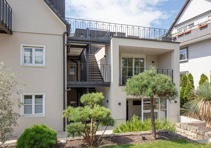 Ferienwohnung für 4 Personen, mit Sauna und Garten in Allensbach