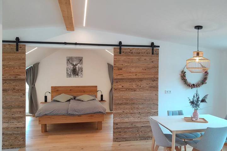 Hütte für 3 Personen, mit Balkon an der Kampenwand