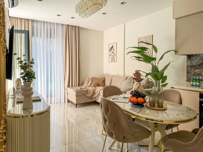 Apartamento entero, Qoople Legend 36 В-01 100 Meter vom Strand entfernt in Alanya, Provincia de Antalya