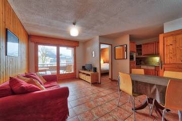 Gîte pour 4 personnes, avec balcon dans Gare De Chamonix Mont Blanc