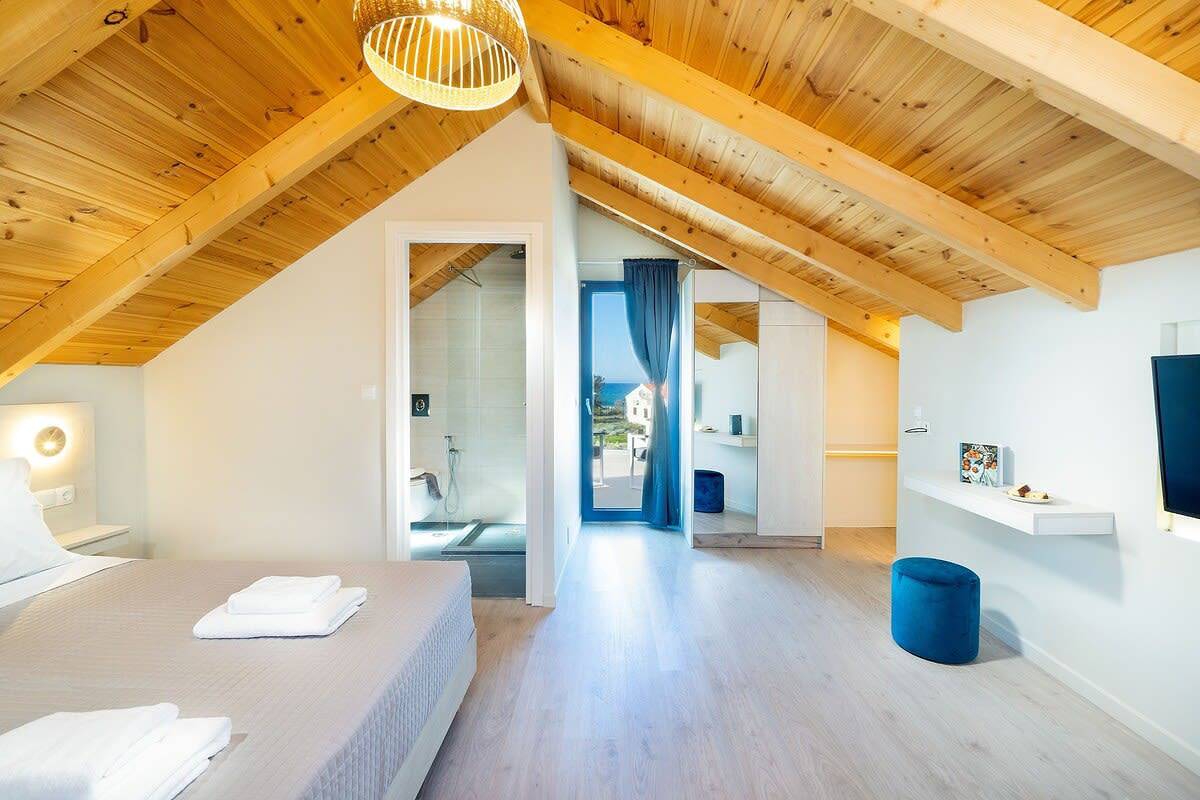 Villa Makisland with sea view in Stavros Kreta, Akrotiri (Chania)