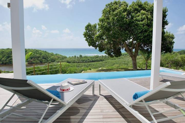 Villa pour 10 personnes, avec balcon et jardin à Sainte-Anne