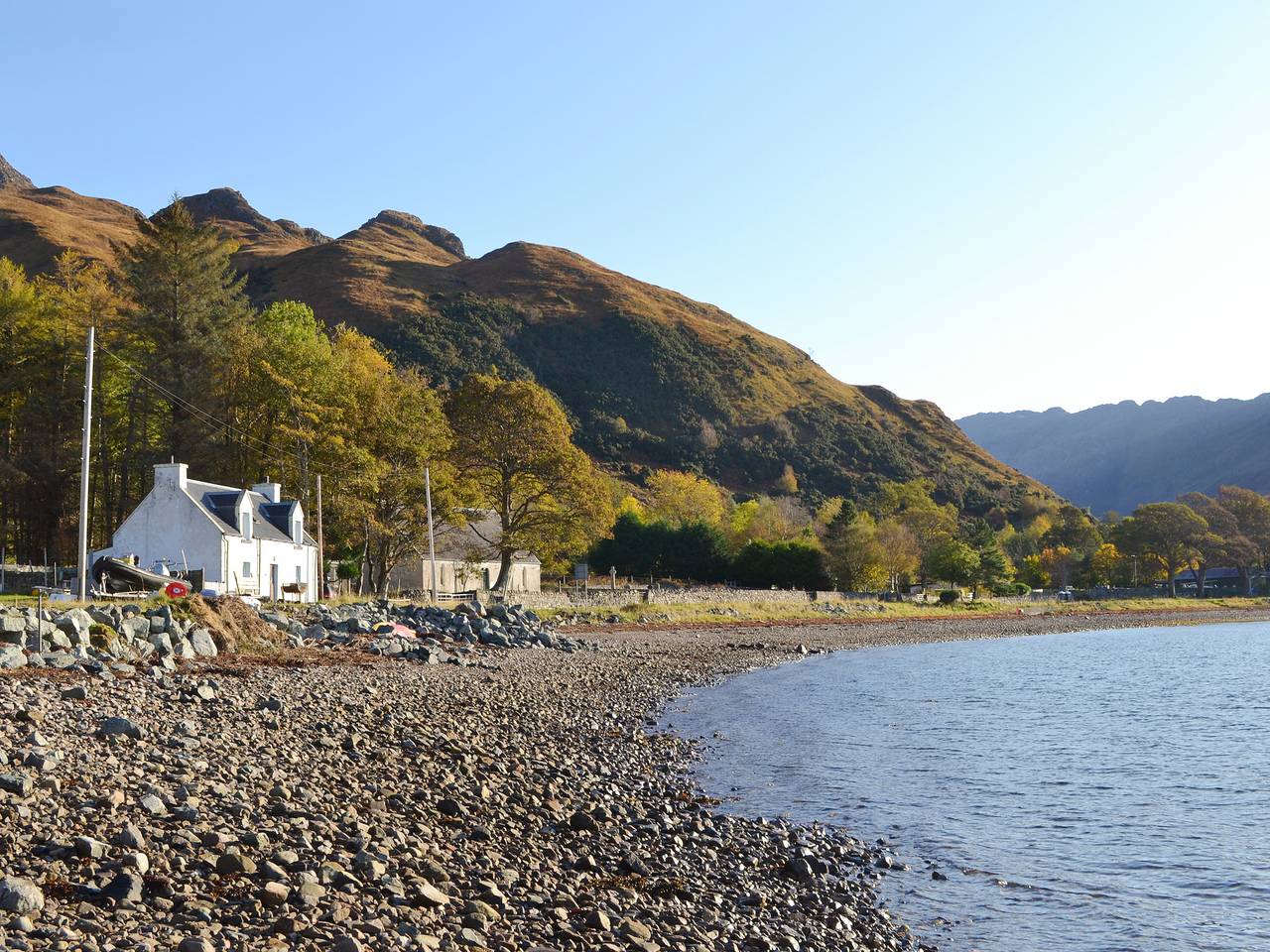 Cottage für 5 Personen mit Garten in Loch Hourn, Highlands