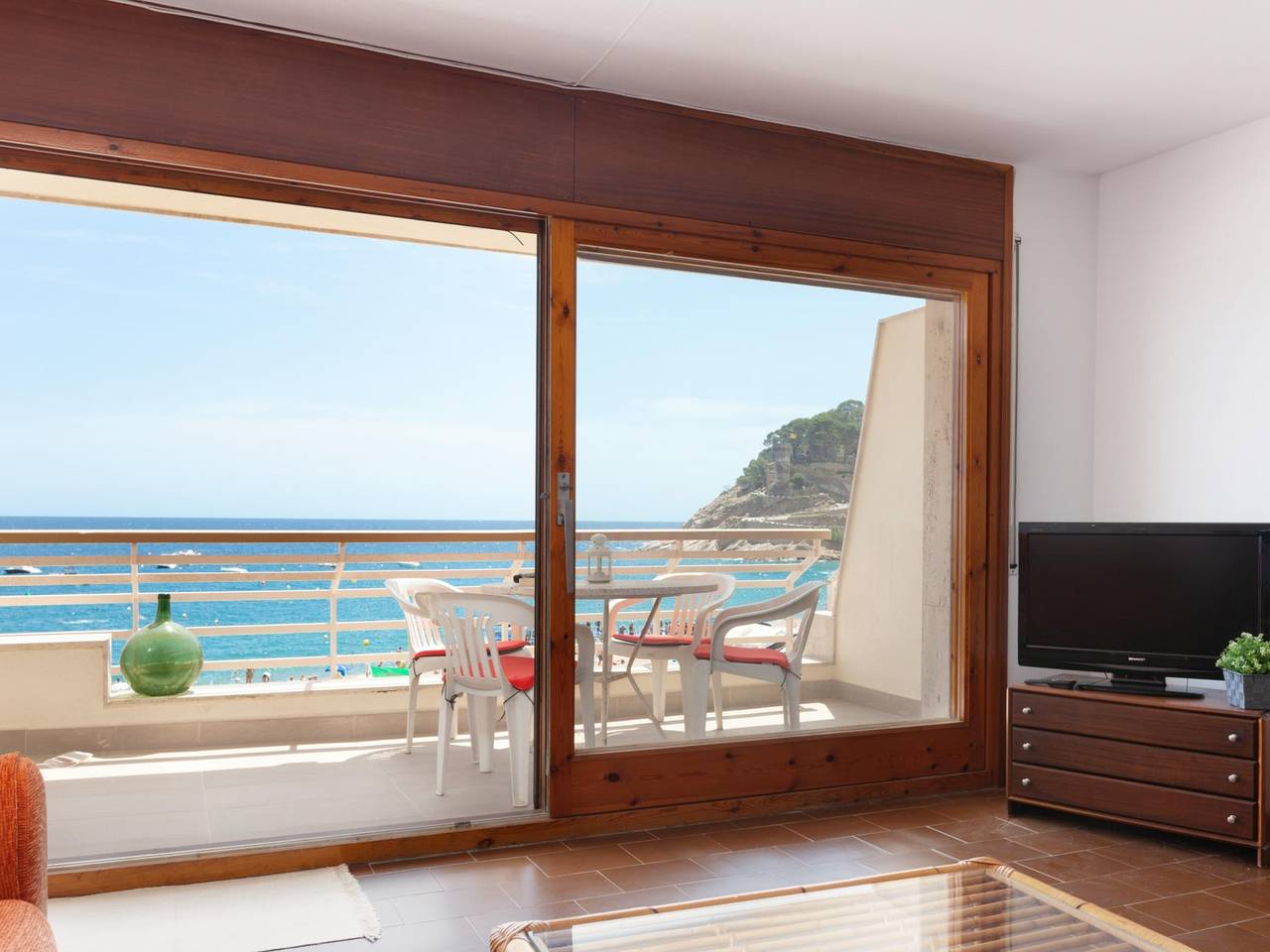 Geheel vakantieappartement, Vakantieappartement voor 5 personen met uitzicht op zee in Platja Gran (Tossa de Mar), Tossa de Mar