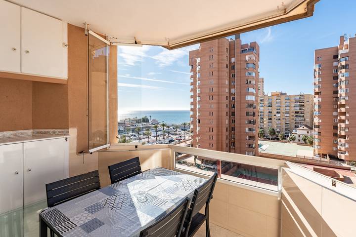 Hel studio-lejlighed, Studio for 3 personer med balkon in Playa de Santa Amalia (Fuengirola), Fuengirola