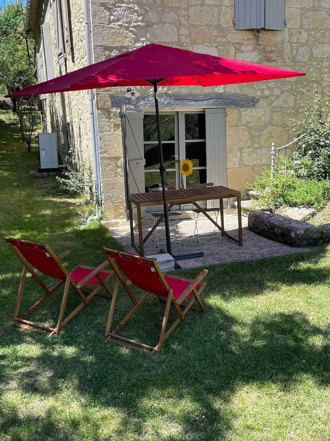 Schöne Ferienwohnung mit Garten in Marsac - 50 m² in Marsac, Tarn-et-Garonne