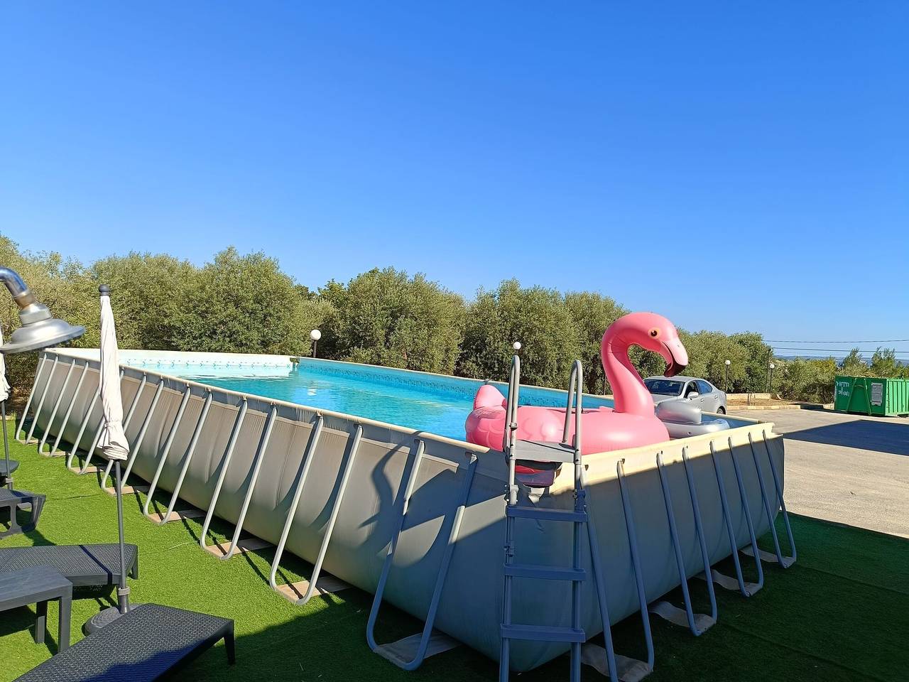 Hel lägenhet, "Villa Latina" apartment in villa with pool, Wi-Fi, and air conditioning in Solarino, Syrakusa provins