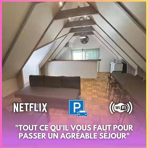 Gîte pour 10 personnes, avec piscine à Coubron
