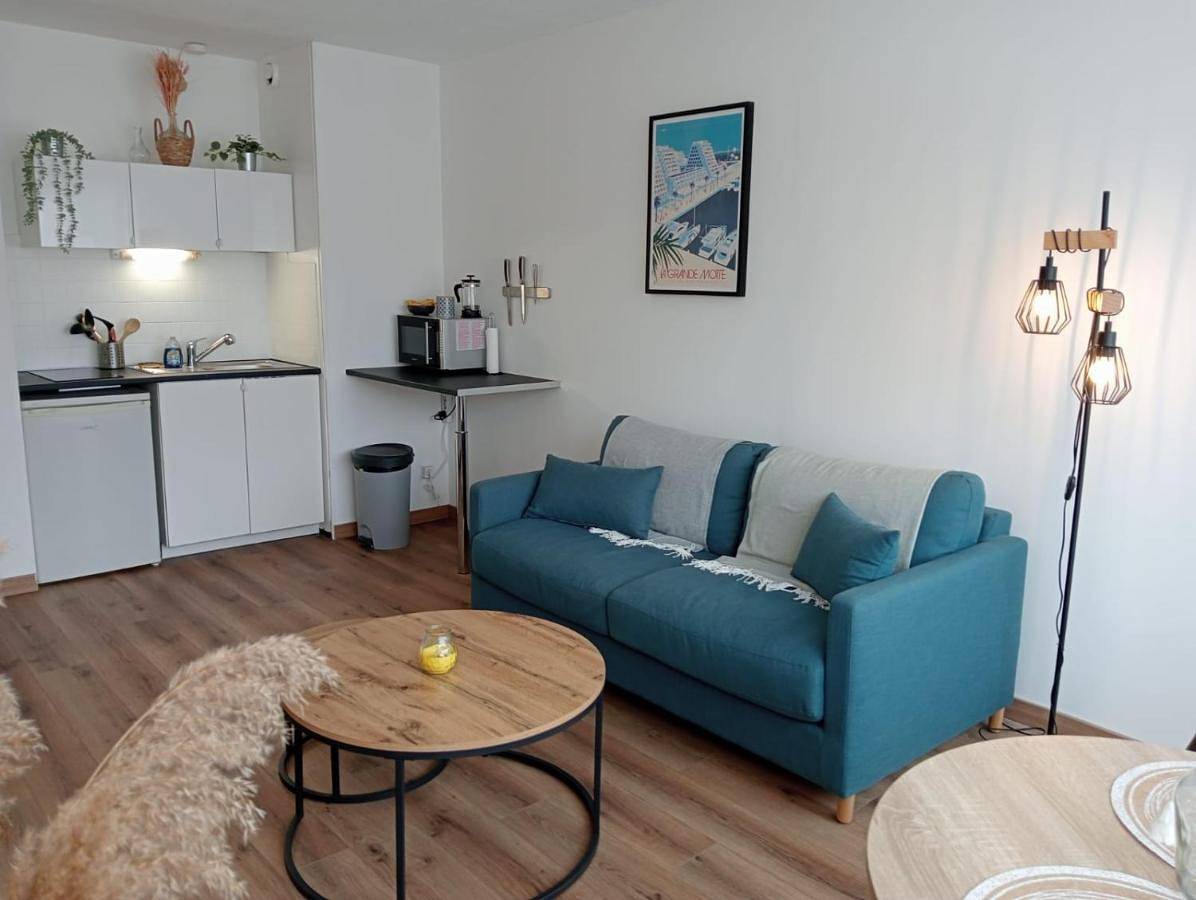 Appartement entier, L'escale bleue Méditerranée in La Grande-Motte, Côte d'Améthyste