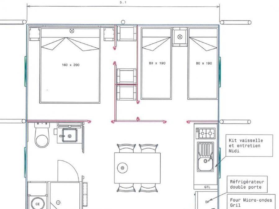 Camping U Pirellu - Tente en toile et en bois 4 personnes - Tente Lodge 2 ch 4 pers in Porto-Vecchio, Arrondissement de Sartène