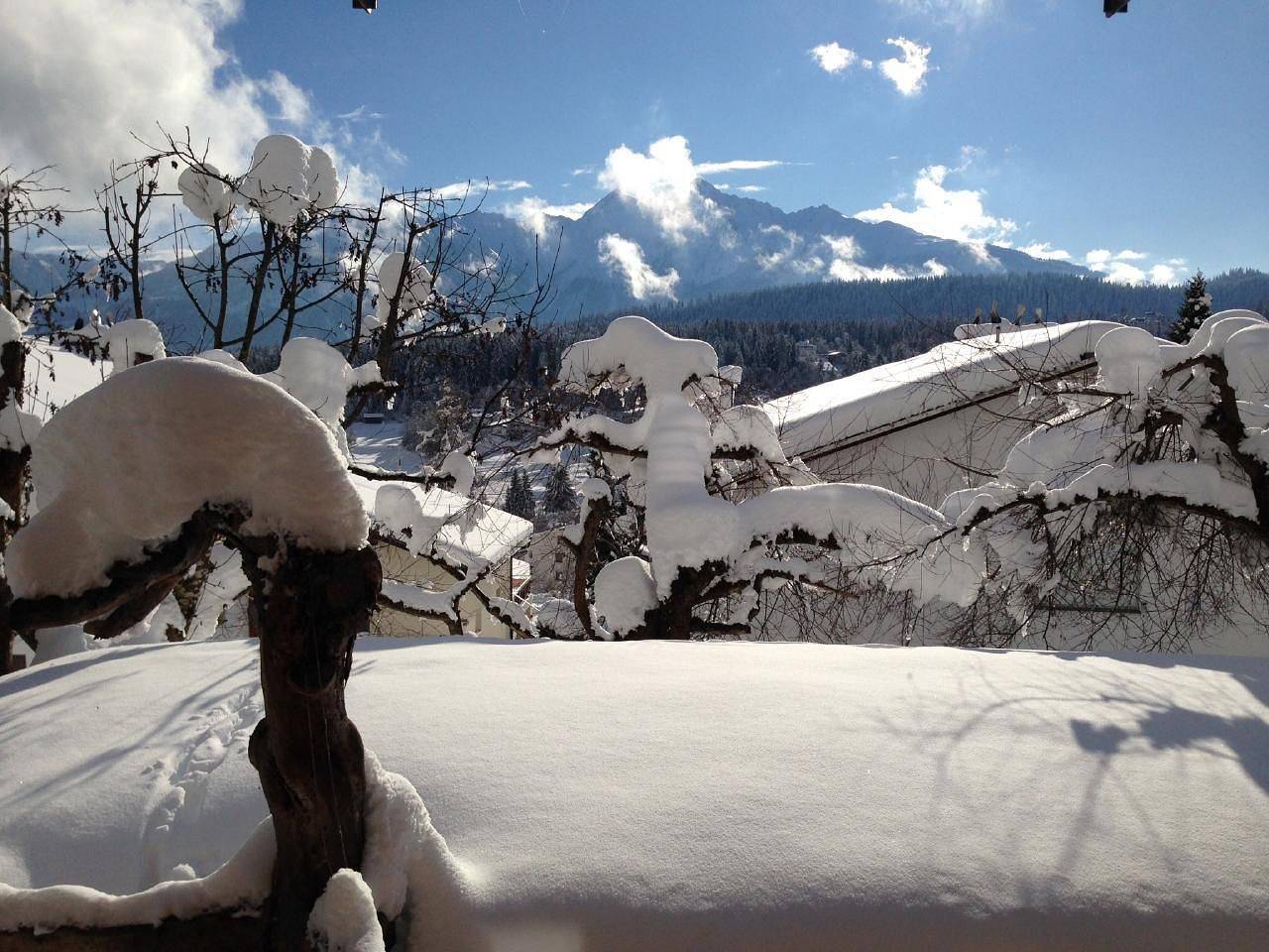 Ganze Ferienwohnung, Schmuckes Chalet mit fantastischer Bergsicht in Flims-Dorf, Flims