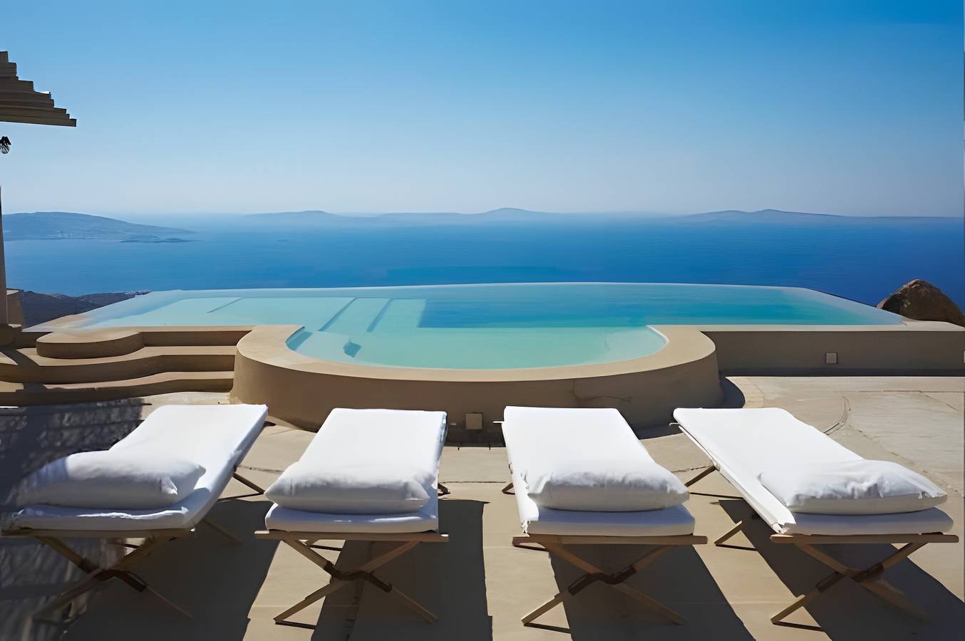 The Eagle's Nest, Fanari, Mykonos – Panoramablick auf die Ägäis und 11 Inseln in Faros Armenistis, Mykonos