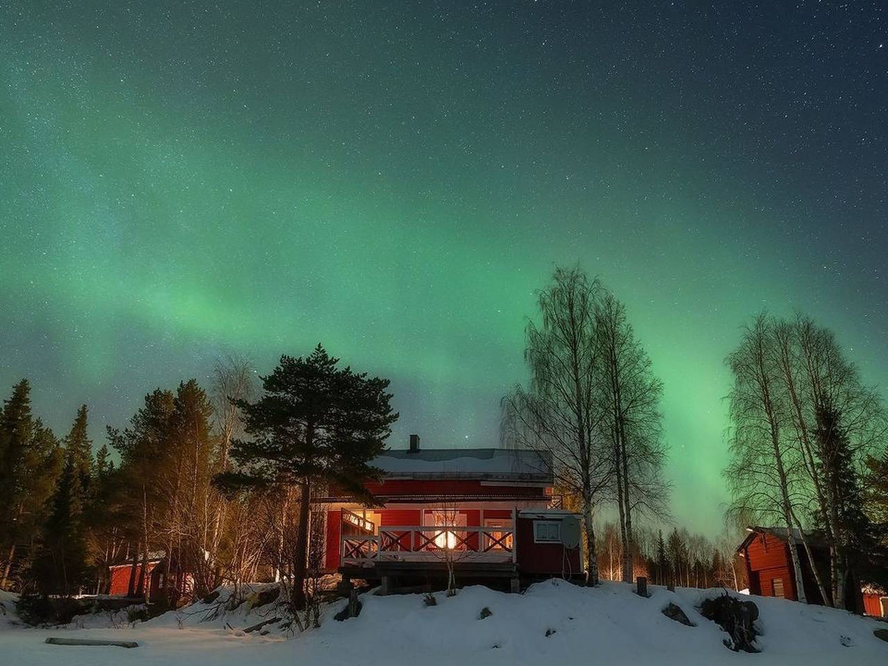 Zu vermieten in der Nähe von Jokkmokk in Jokkmokk, Lappland (Schweden)