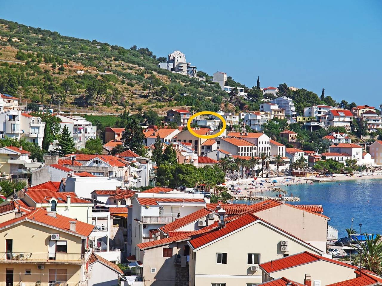 Appartement entier, Garçonniere avec la terrasse Podgora, Makarska As-23678-a in Podgora (Split-Dalmatie), Makarska riviera