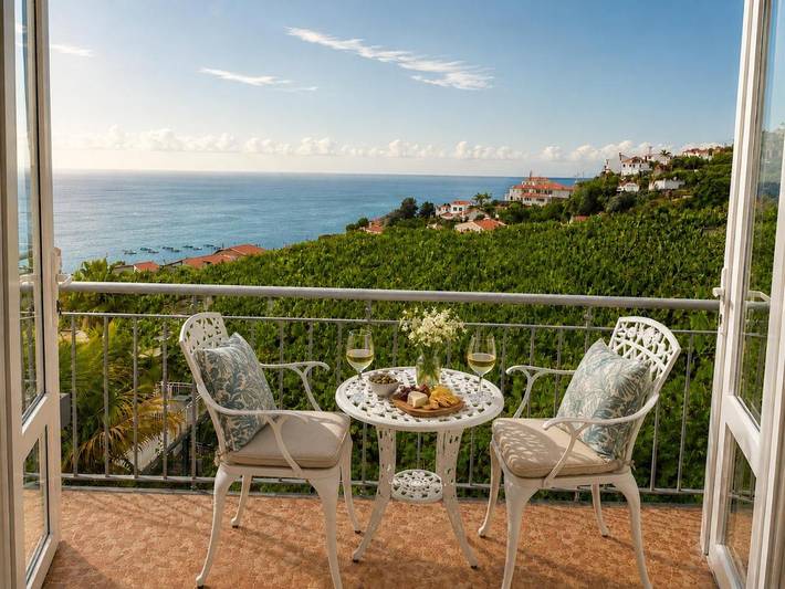 Maison d’hôte pour 2 personnes, avec Balcon et Terrasse ainsi que Jardin et Piscine à Paul Do Mar