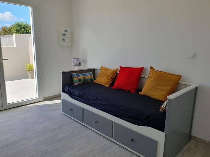 Appartement de vacances pour 2 personnes, avec jardin
