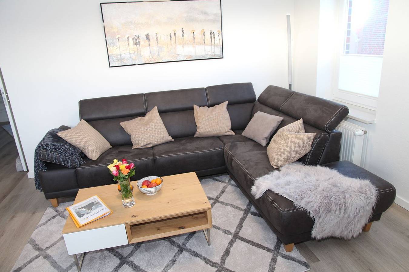 Apartamento entero, Hochwertig renovierte Ferienwohnung mit Fahrstuhl in Norddeich in Strand Norddeich, Norddeich