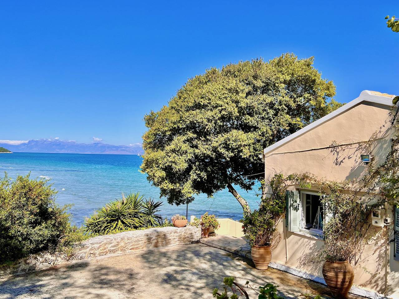 Apraos Beachfront House in Corfu
