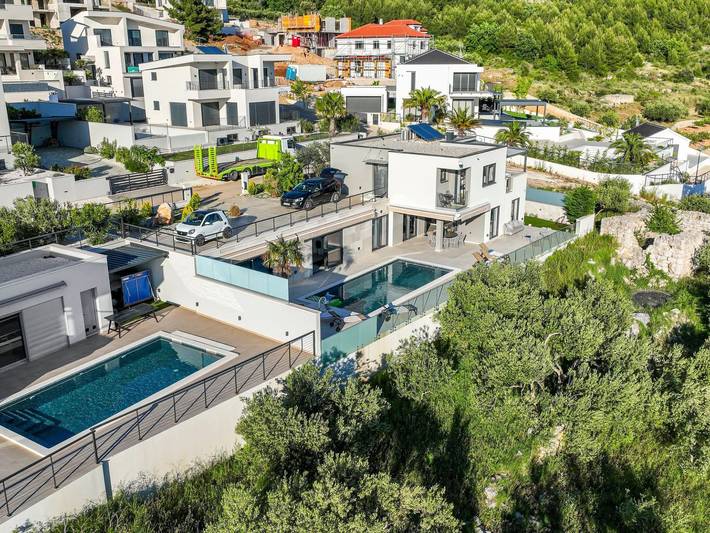 Exklusive Villa Magic mit beheiztem Pool und Sauna in Podstrana, Split-Dalmatien