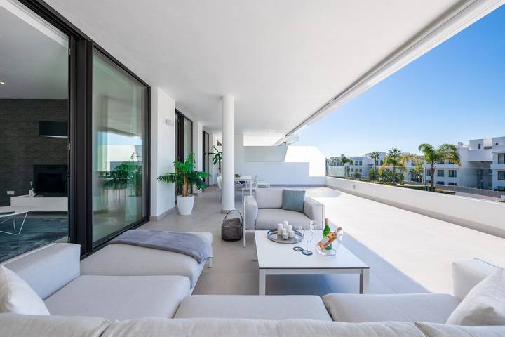 Hel lejlighed, Ferielejlighed for 4 personer med have in Urbanizacion cataleya, Estepona
