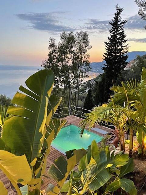 Modern Seaview Villa with Pool above Monaco in Grimaldi (Ventimiglia), Ventimiglia