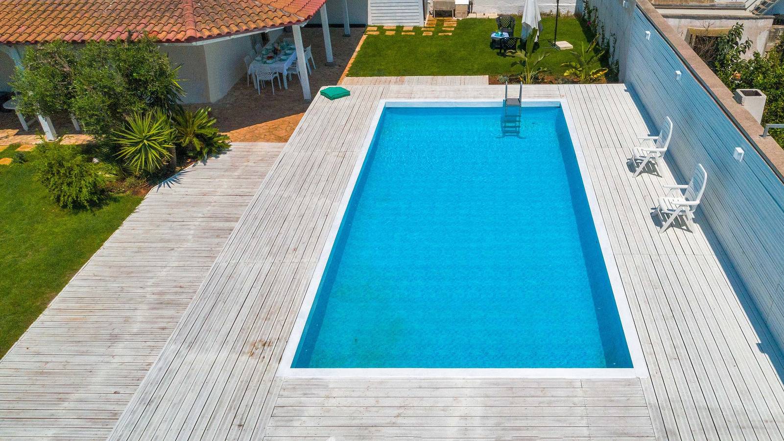 Ferienhaus für 11 Personen mit Garten in Porto Cesareo, Golf von Tarent
