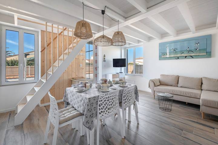 Maison de vacances pour 6 personnes, avec Terrasse et Jardin