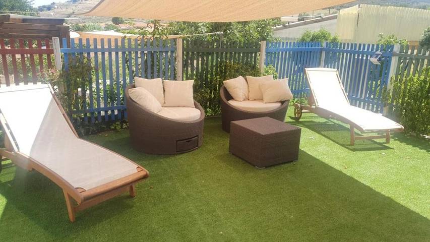 Chalet para 16 personas, con terraza y piscina además de jardín y vistas en Campo de Calatrava - 2