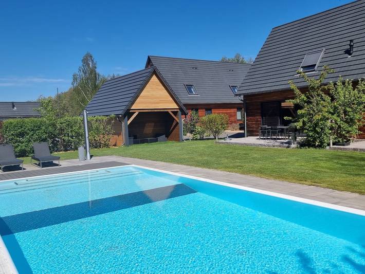 Ferienhaus für 6 Personen, mit Balkon und Terrasse sowie Garten und Pool in Burg (Spreewald) - 3