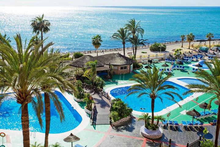 Location de vacances pour 3 personnes, avec sauna et piscine ainsi que jardin et vue à Benalmádena - 2