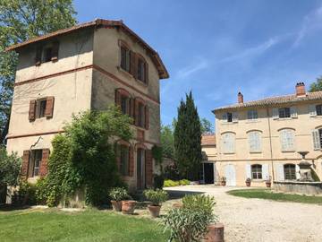 Maison d’hôte pour 2 personnes, avec terrasse ainsi que jardin et vue à Le Puy-Sainte-Réparade