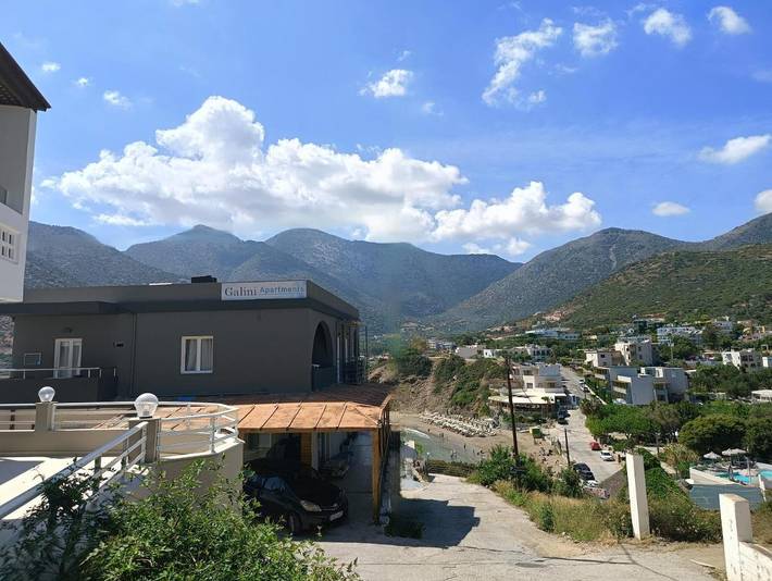 Appartamento per 2 persone, con panorama e terrazza a Bali (Grecia)