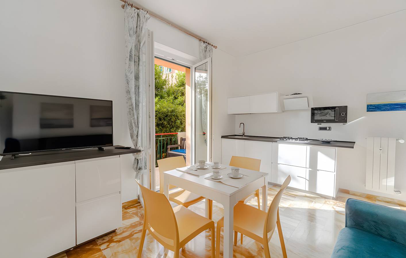 Appartement entier, Appartement 'Happy Family' avec terrasse privée, Wi-Fi et climatisation in Gênes (Ville), Gênes