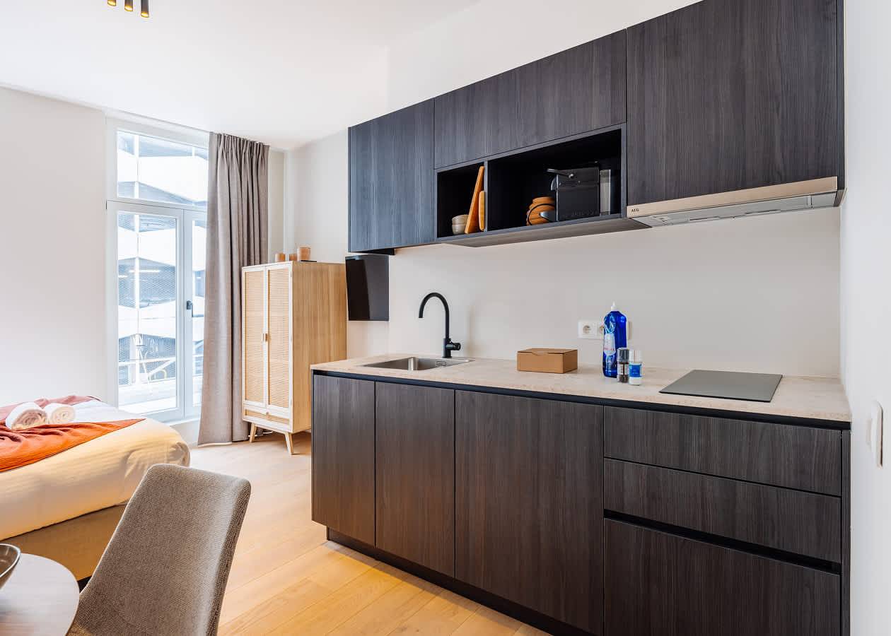 Geheel appartement, Bright studio retreat w/ workspace in Gent, Oost-Vlaanderen