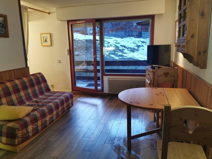 Studio pour 4 personnes, avec terrasse et balcon/terrasse en Savoie