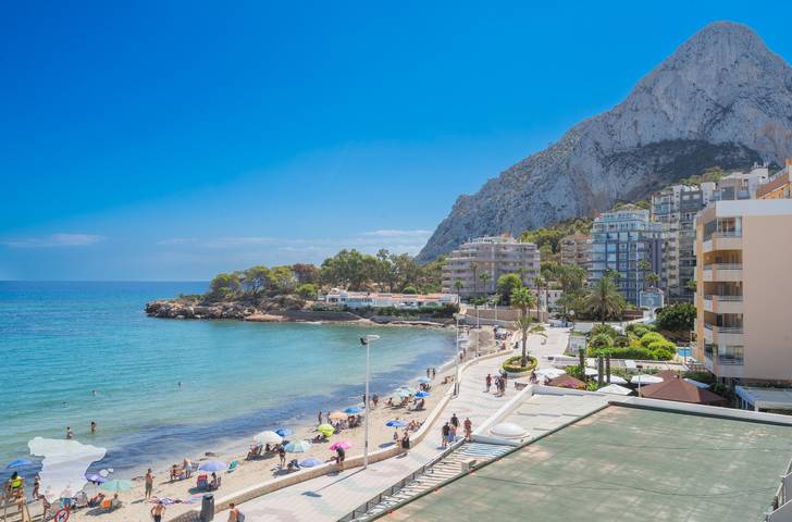 Ferienwohnung für 4 Personen, mit Balkon und Pool sowie Meerblick, mit Haustier an der Costa Blanca - 2
