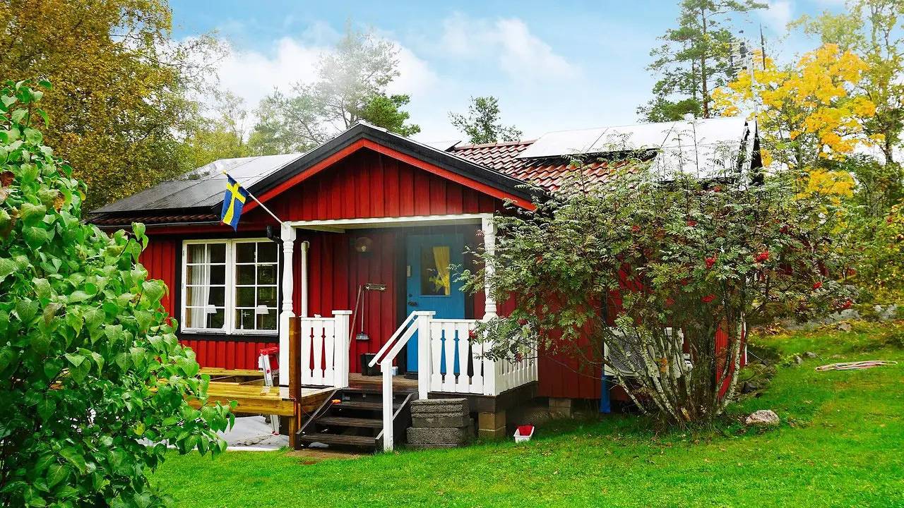 Vacation house for 5 people with terrace in Östhammar, Uppsala