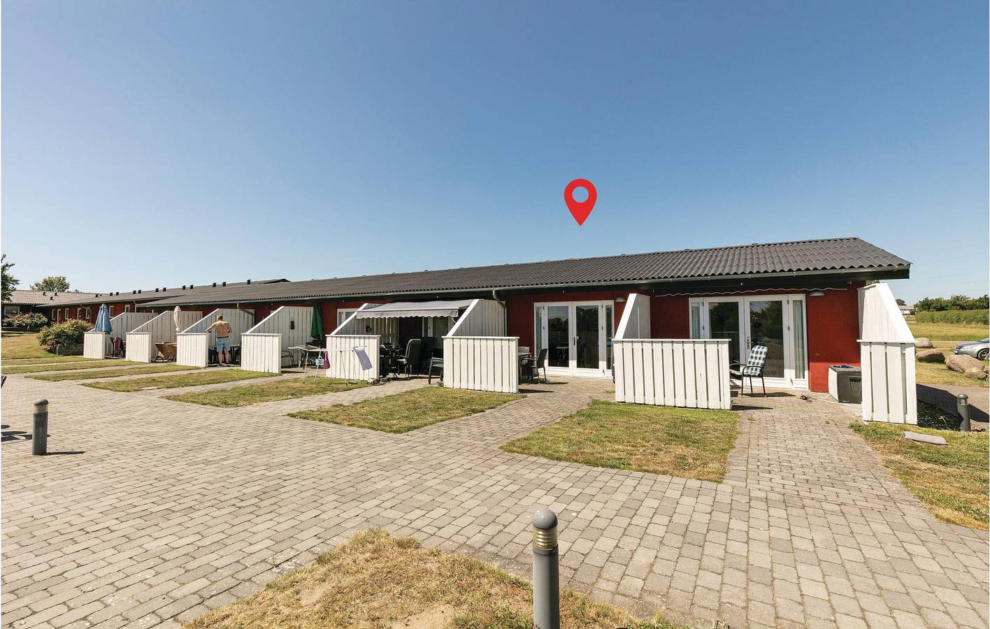 Ganze Ferienwohnung, Ferienwohnung für 4 Personen mit Pool in Aakirkeby, Bornholm