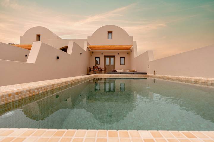 Ferienhaus für 5 Personen, mit Pool, kinderfreundlich auf Santorin - 2